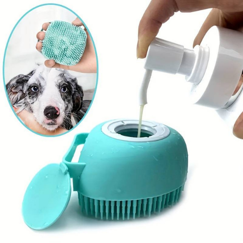 Spazzola per shampoo per animali domestici
